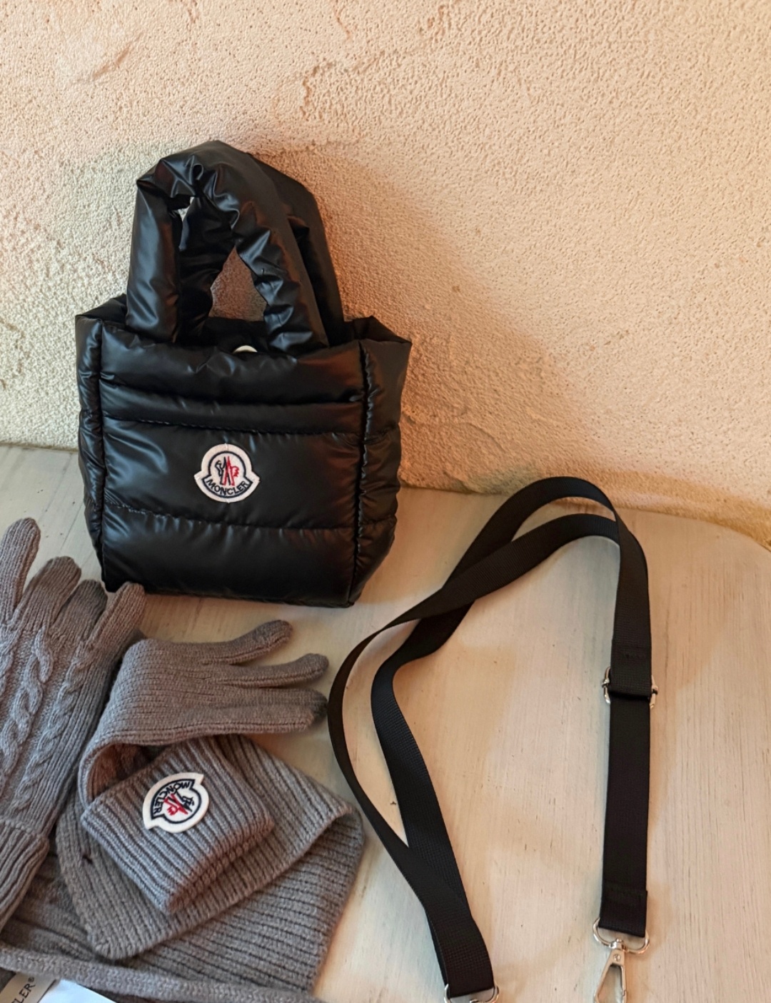Moncler padded mini bag